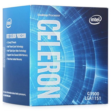 процессор Intel Celeron G3900, BOX