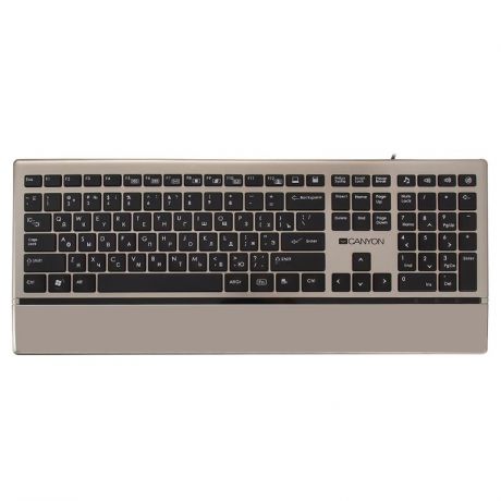 клавиатура Canyon CNS-HKB4 Black-silver USB