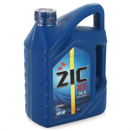 Моторное масло ZIC X5 5W-30 4л полусинтетическое