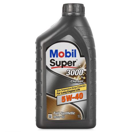Моторное масло Mobil SUPER 3000 X1 DIESEL 5W-40, 1 л, синтетическое