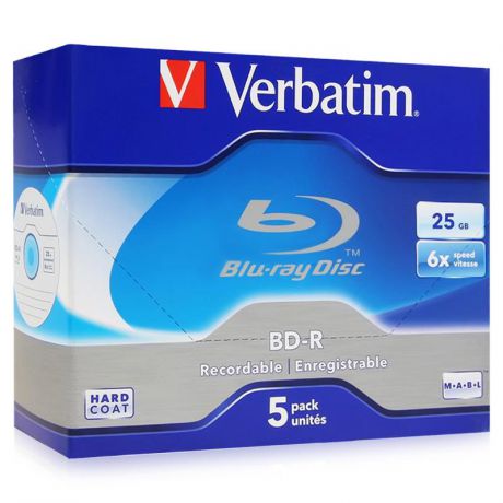диск blu-ray 25Gb Verbatim BD-R