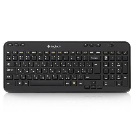 клавиатура Logitech Wireless Keyboard K360 Black USB [920-003095]