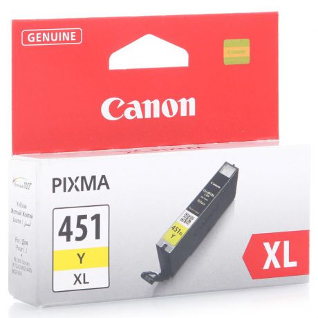 картридж Canon CLI-451Y XL