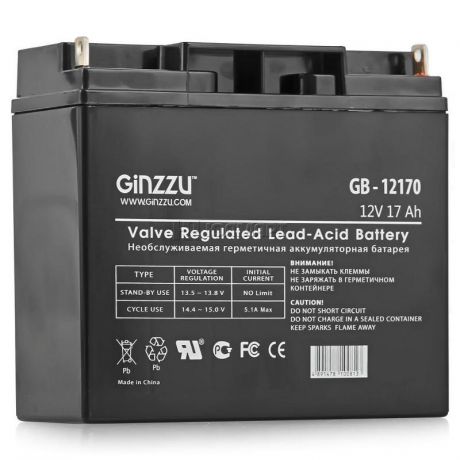 батарея аккумуляторная Ginzzu GB-12170