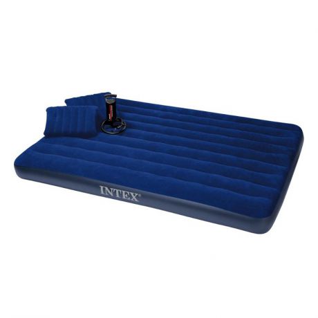 Кровать надувная INTEX Royal Blue Queen 68765, 203x152x22см