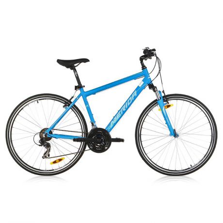 Велосипед Merida Crossway 5-V (2016), колеса 28 , рама 19, голубой (голубой/белый)