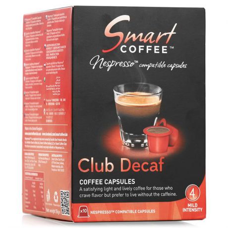 капсулы Smart Coffee Club Dekaf