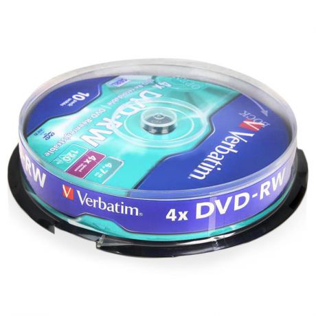 диски dvd-rw 4.7Gb 4x Verbatim