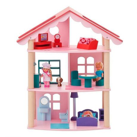 Кукольный домик Paremo Роза Хутор с мебелью