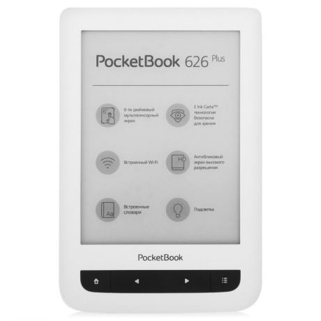 Электронная книга PocketBook 626 Plus 6" 4Gb белая