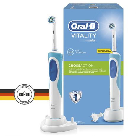 электрическая зубная щетка Oral-B Vitality Cross Action D12.513