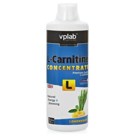 Л-карнитин VP Laboratory L-Carnitine Concentrate (лимон) 1000 мл бутылка