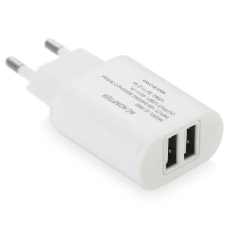 Сетевое зарядное устройство Hentington, 3.1A, 2 USB, белый
