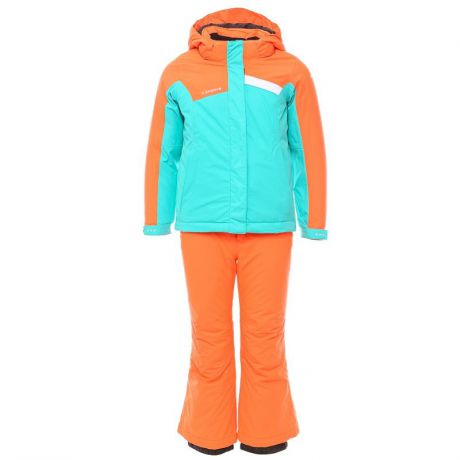 Костюм (куртка+брюки) для девочек Icepeak 452000501IV, цвет зелёный, р. 128, 100%полиэстер(519)