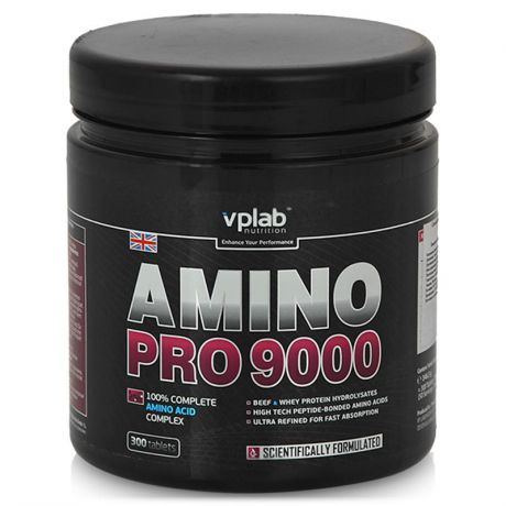 Комплекс аминокислот VP Laboratory Amino PRO 9000 300 таблеток банка