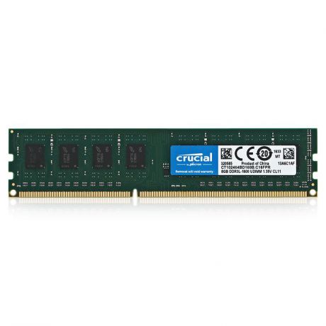 DIMM DDR3L, 8ГБ, Crucial