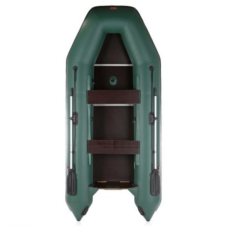 Лодка надувная Hunterboat Хантер 320092 320 ЛК, зеленая