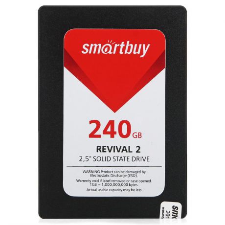 жесткий диск SSD 240ГБ, SmartBuy Revival 2, SB240GB-RVVL2-25SAT3