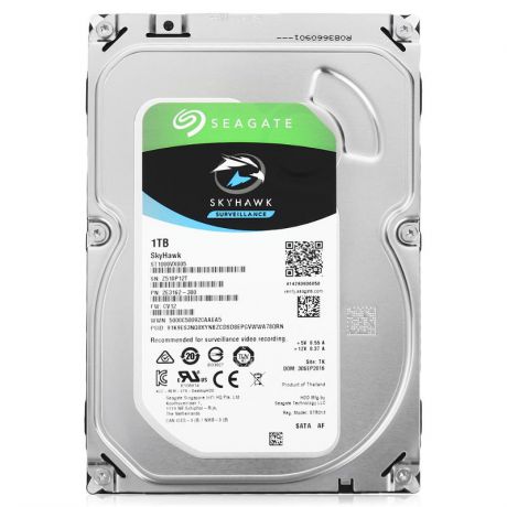 жесткий диск HDD 1ТБ, Seagate SkyHawk, ST1000VX005
