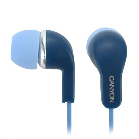 Наушники CANYON CNS-CEPM02BL синие с микрофоном
