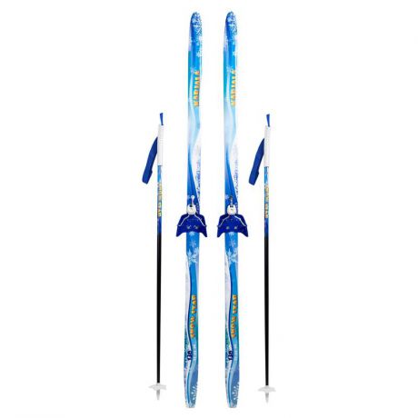 Лыжи беговые детские KARJALA SNOWSTAR с креплением 75 мм (палки в комплекте)