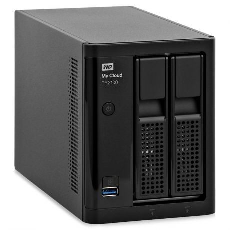 сетевое хранилище Western Digital My Cloud Pro PR2100 (WDBBCL0000NBK)