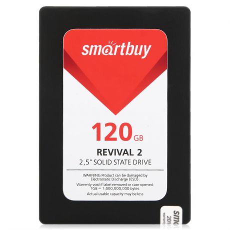 жесткий диск SSD 120ГБ, SmartBuy Revival 2, SB120GB-RVVL2-25SAT3