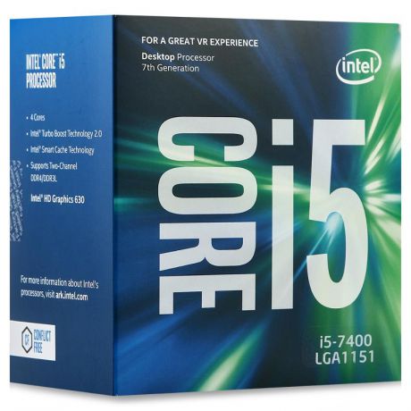 процессор Intel Core i5-7400, BOX