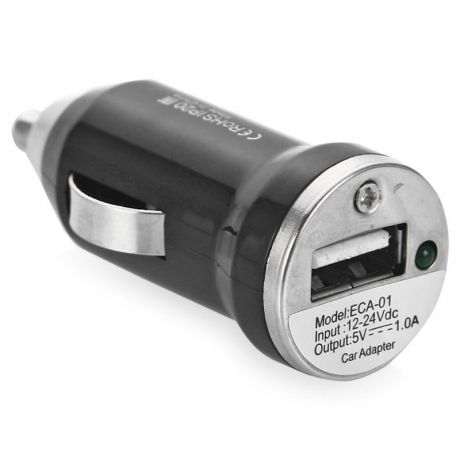 Автомобильное зарядное устройство Defender ECA-01 1A, 1 USB, черный