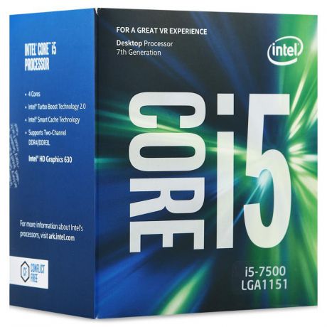 процессор Intel Core i5-7500, BOX