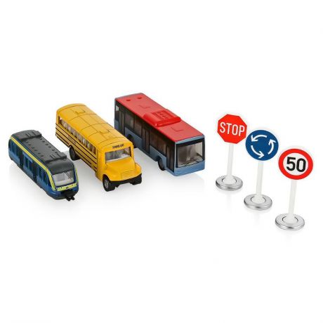 Игровой набор SIKU Набор транспорта и дорожных знаков