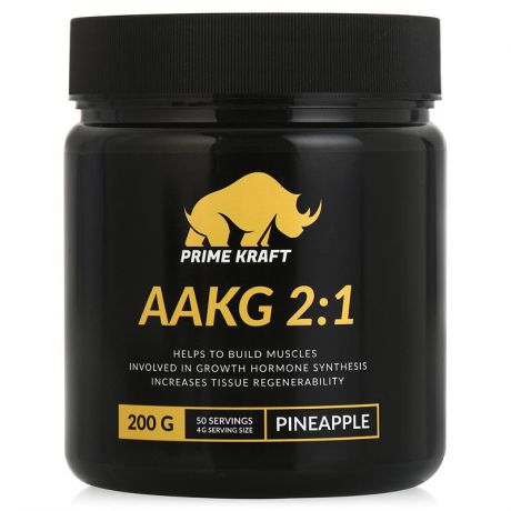 Аргинин Prime Kraft AAKG 2:1 (ананас), 200 г