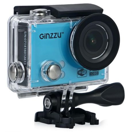 action-камера и видеорегистратор GiNZZU FX120GL, в комплекте АЗУ и авто-держатель