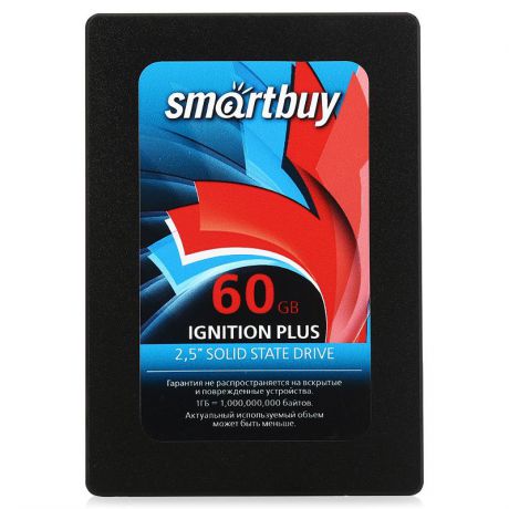 жесткий диск SSD 60ГБ, SmartBuy Ignition PLUS, SB060GB-IGNP-25SAT3