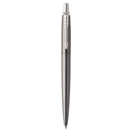 ручка шариковая Parker "Jotter Premium Oxford Grey Pinstripe CT", 0,7 мм, синяя, корпус серый