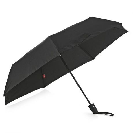 Зонт мужской Derby Fiberglas, 3 сложения, полный автомат, чёрный