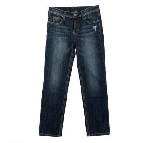 Брюки текстильные джинсовые для мальчиков(152) , 363129 синий деним EAN 4690244725348