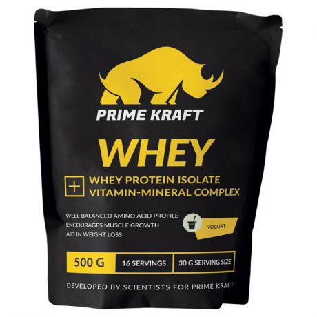 Протеин Prime Kraft WHEY (йогурт), 500 г