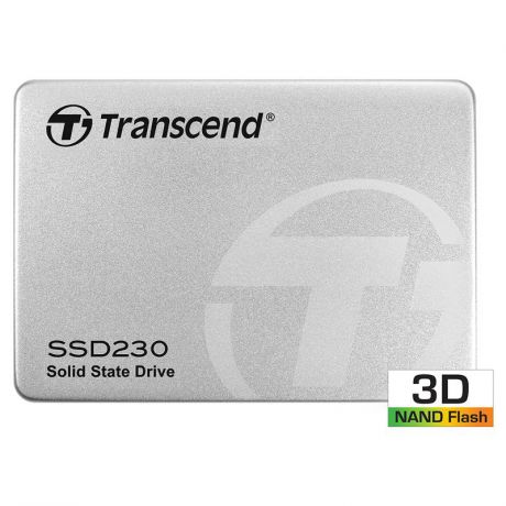 жесткий диск SSD 256ГБ, 2.5", SATA III, Transcend SSD230S, TS256GSSD230S