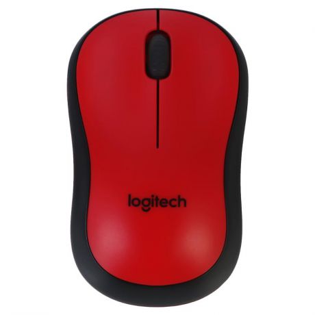 мышь Logitech M220 Silent, red, красная [910-004880]