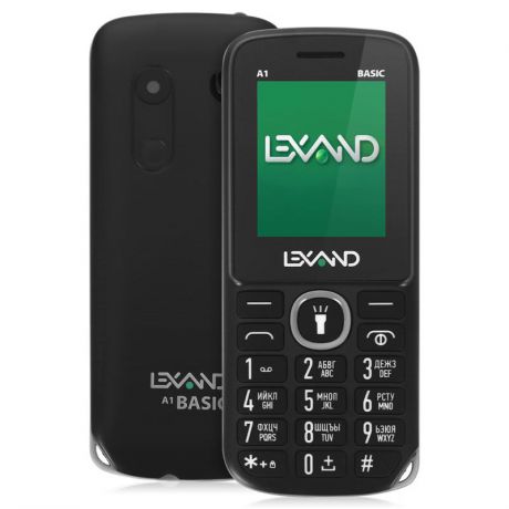 Мобильный телефон LEXAND A1 Basic black, черный