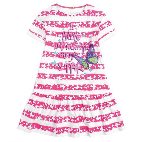 платье для девочки Pelican GFDT4022, цвет Розовый, 116