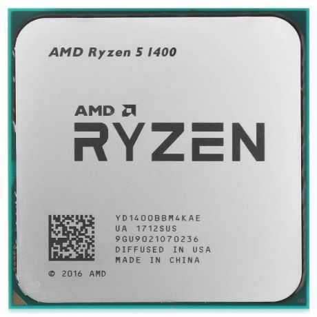 Процессор AMD RYZEN 5 1400, OEM