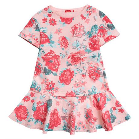 платье для девочки Pelican GFDT3016, цвет Персиковый, 110