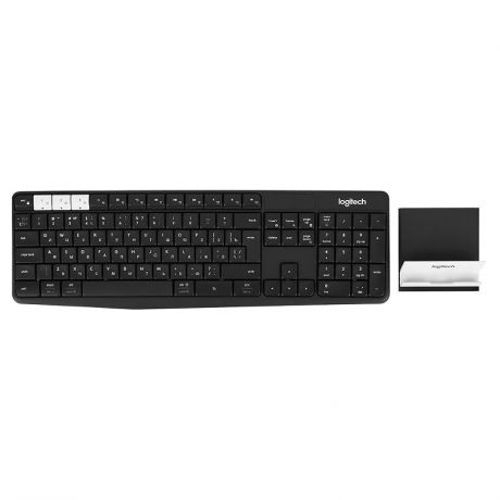 клавиатура Logitech K375s, Bluetooth, USB, black, черная [920-008184]