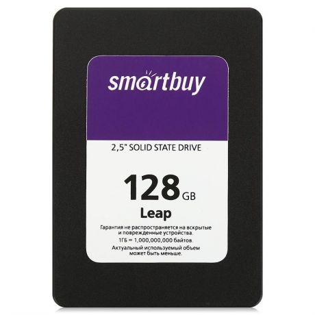 жесткий диск SSD 128ГБ, 2.5", SATA III, SmartBuy Leap, SB128GB-LP-25SAT3