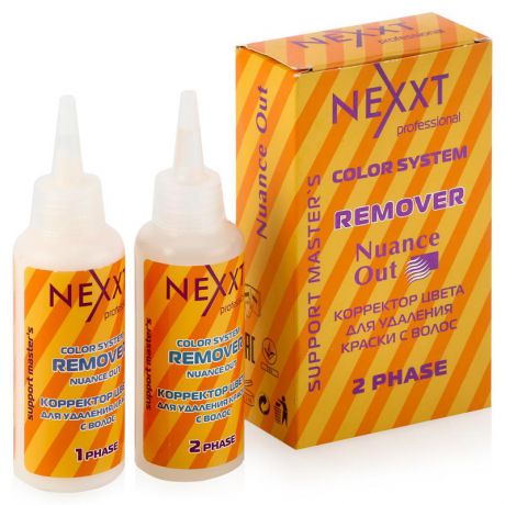 Лосьон для удаления краски с волос Nexxt Color System Remover, 2*125 мл, 2 фазы