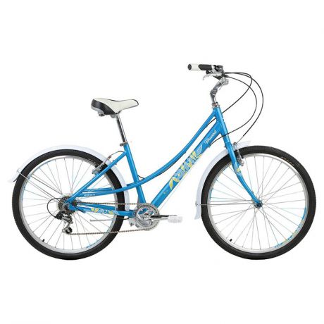 Велосипед FORWARD AZURE 26 1.0 (2017), колеса 26", рама 17", синий матовый, RBKW78667002
