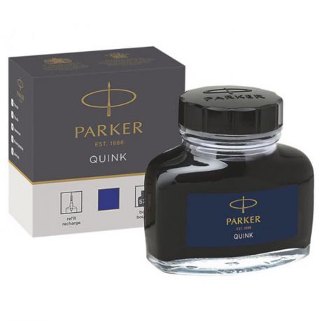 чернила Parker "Quink", синие, 57 мл