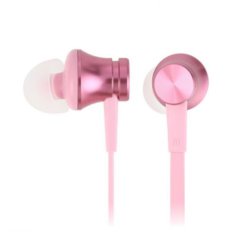 Наушники Xiaomi Earphones Piston Basic Edition, розовые, с микрофоном